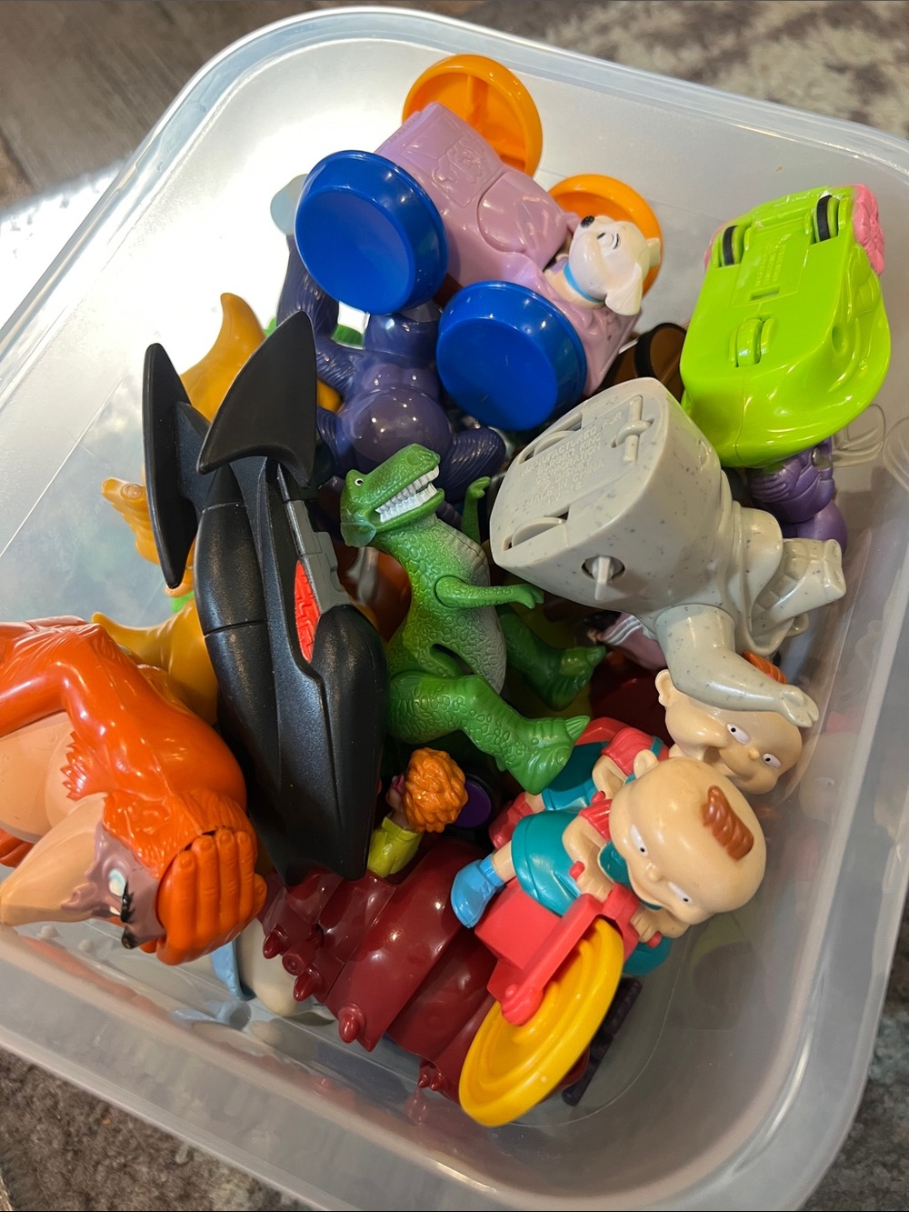 Mixed Vintage McDonald’s and Burger King Toy Figures